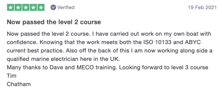 Boat Electrical course from meco review