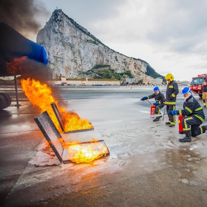 Live fire course on the Allabroad STCW 2010 course